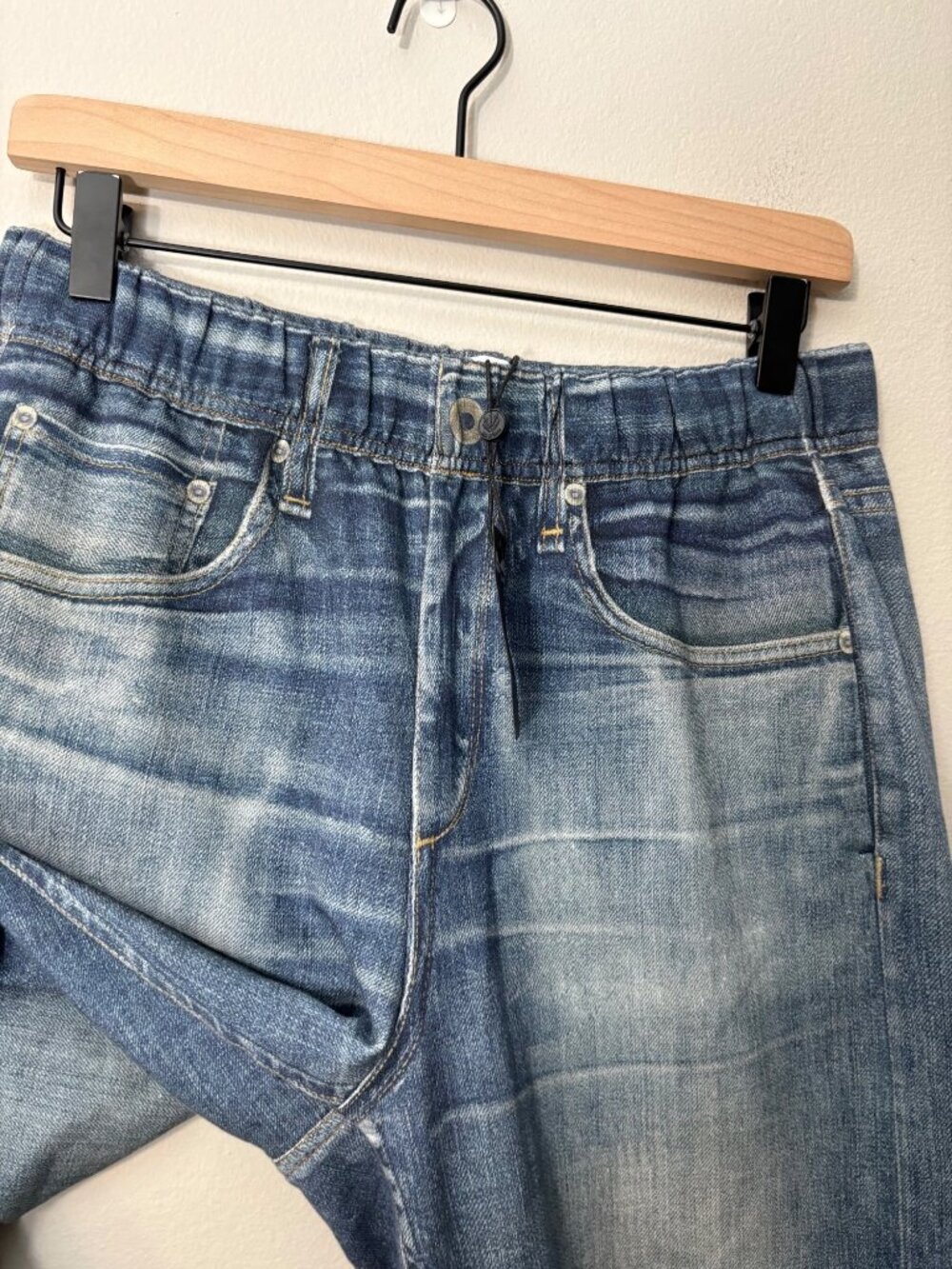 NEW $225 Rag & Bone Miramar Joggers Lucas Wash Pull-On Pants Sweatpant Jeans - Picture 4 of 12